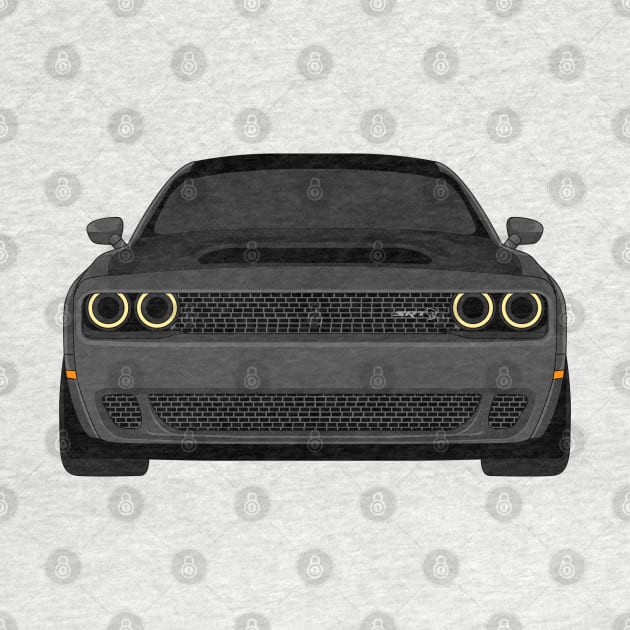 DODGE DEMON FRONT DARK-GREY by VENZ0LIC